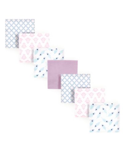 Hudson Baby Детский набор из 7 фланелевых пеленок, цвет Soft Cotton