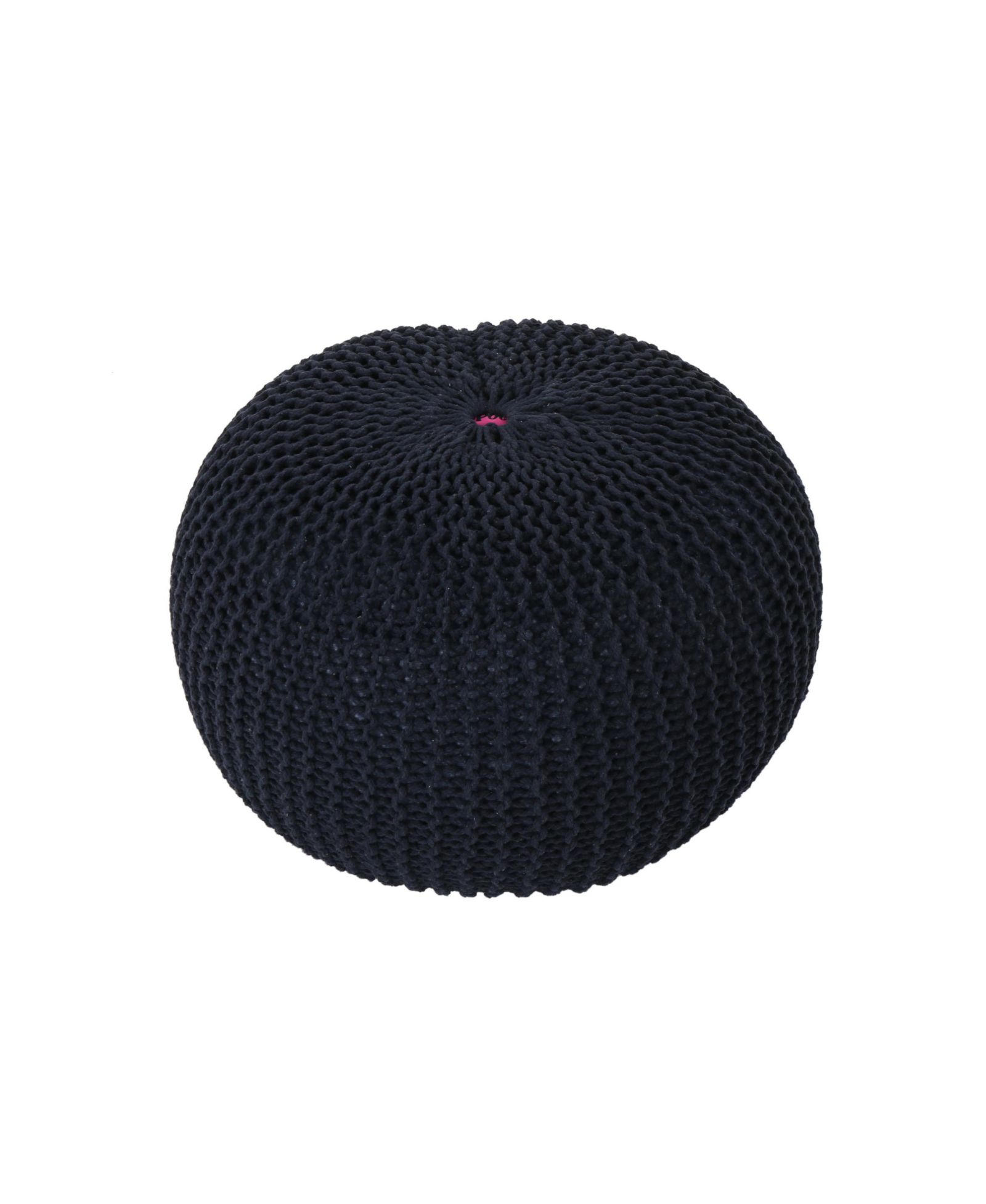 Круглый пуф Noble House Abena 19.75" Cotton Knitted