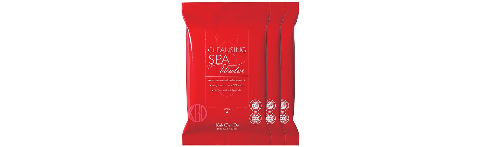 Koh Gen Do Cleansing Water Cloths, 3-Pk. (30 Cloths)
