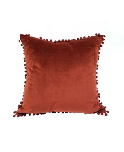 Universal Home Fashions декоративная подушка с помпонами, 18" x 18"