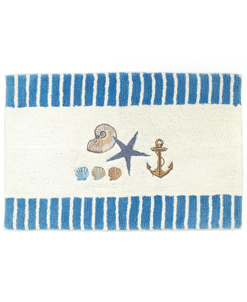 Коврик для ванной Avanti Antigua Starfish & Seashells, 20" x 30"