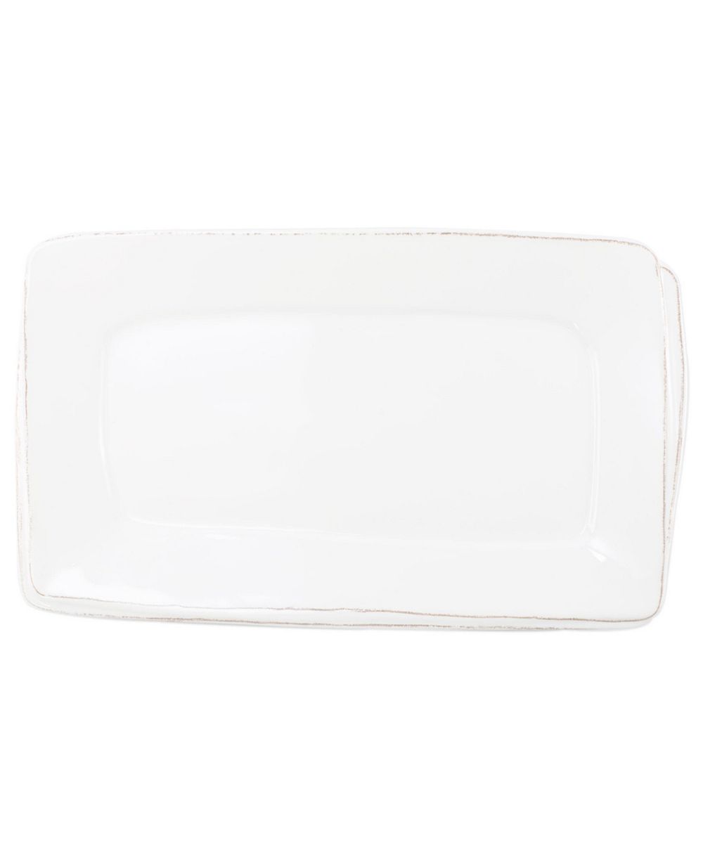 VIETRI Melamine Lastra Rectangular Platter 1"