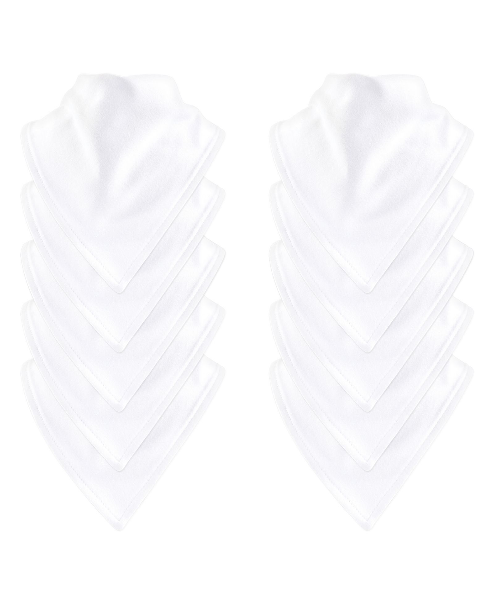 Touched by Nature 10Pk Natural Bandana Bibs