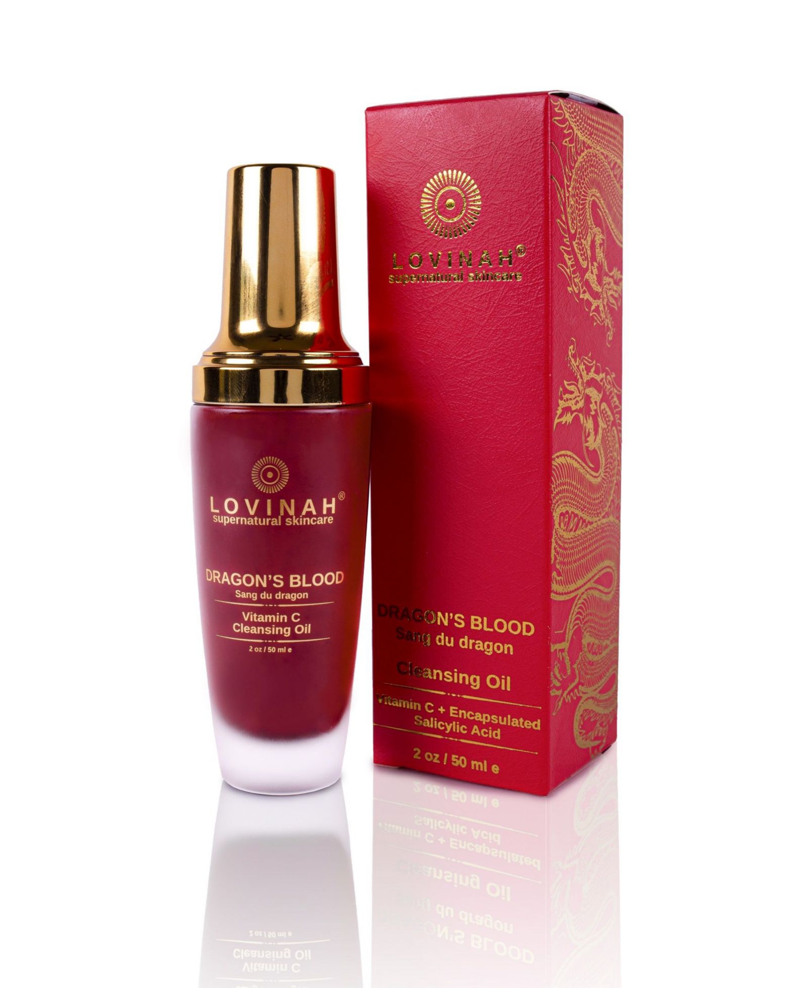 Масло для очищения кожи и снятия макияжа Lovinah Skincare Dragon's Blood, 1.7 Oz