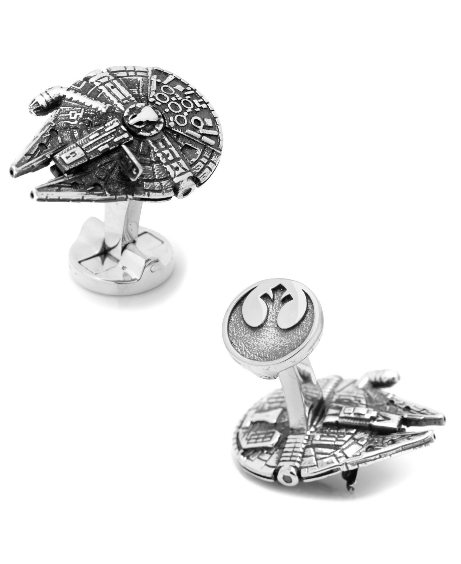 Запонки 3D Millennium Falcon Cufflinks