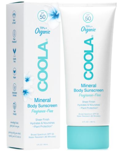 Coola Fragrance-Free Mineral Body Sunscreen SPF 50, 5-oz.
