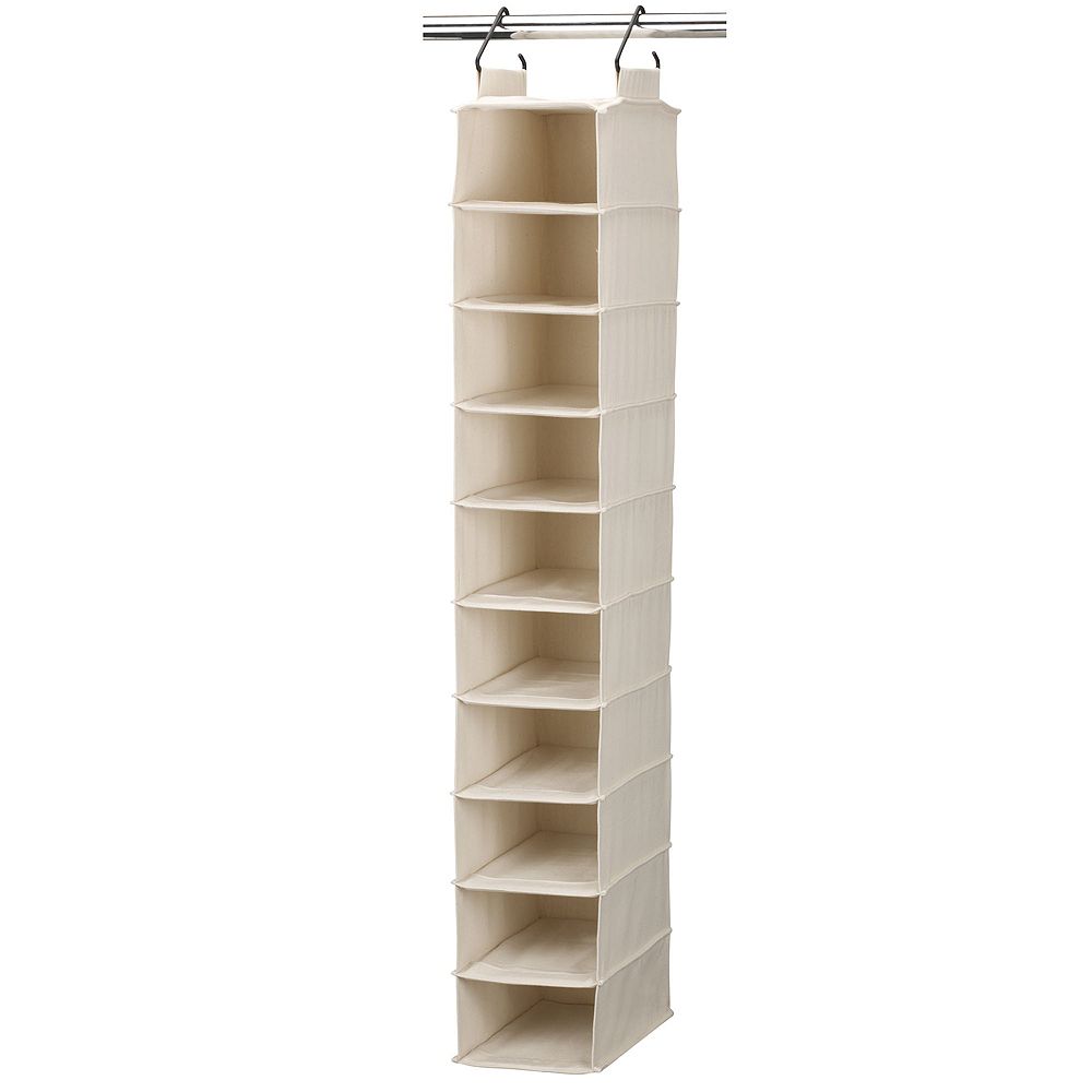 Органайзер для обуви Household Essentials, подвесной, 10 широких отделений с карманами Cedarline