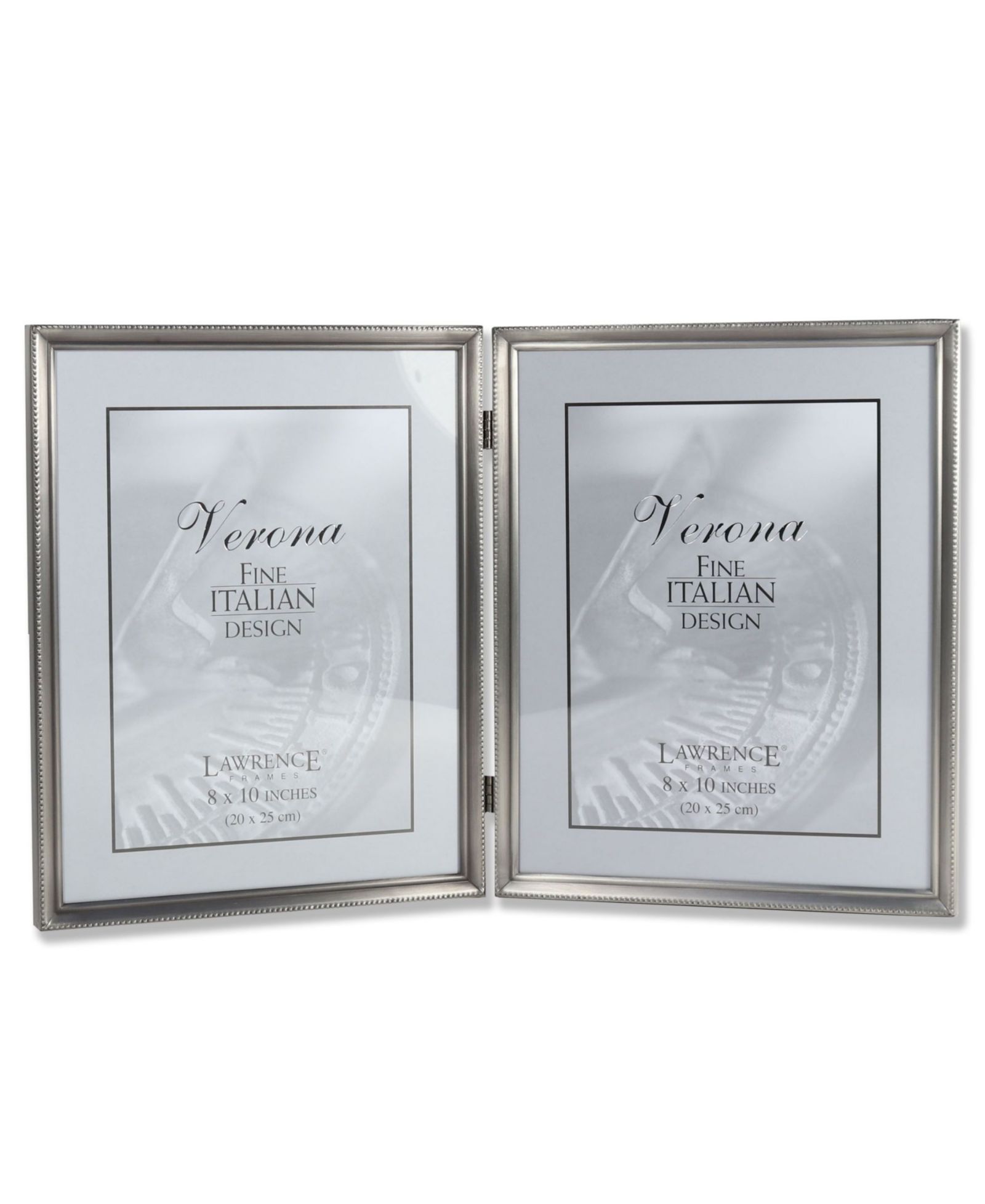 Рамка для фото Lawrence Frames Antique Pewter Hinged Double 8" x 10"