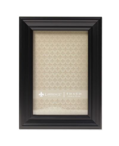 Lawrence Frames Classic Detailed Black Picture Frame - 4" x 6"