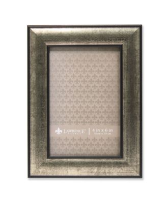 Lawrence Frames Рамка для фото Silver and Black 4" x 6"