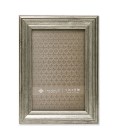 Lawrence Frames Sutter Burnished Silver Picture Frame - 4" x 6"