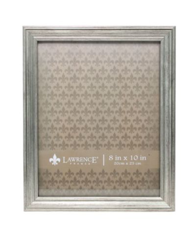 Lawrence Frames Sutter Burnished Silver Picture Frame - 8" x 10"