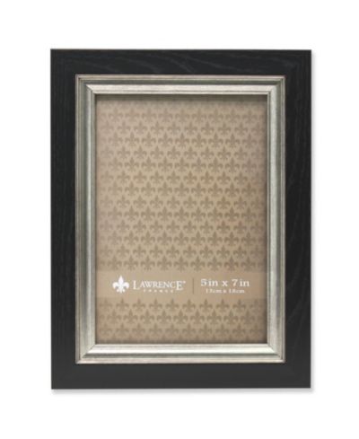 Lawrence Frames Black with Burnished Silver Inner - 5" x 7"