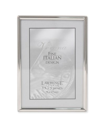 Металлическая фоторамка Lawrence Frames Simply Silver, 3.5" x 5"