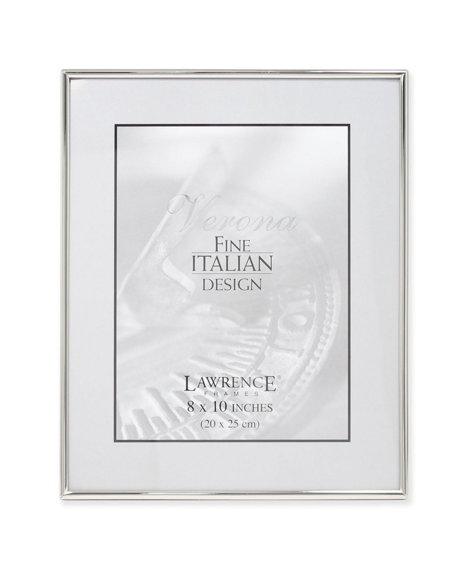 Металлическая фоторамка Lawrence Frames Simply Silver, 8" x 10"