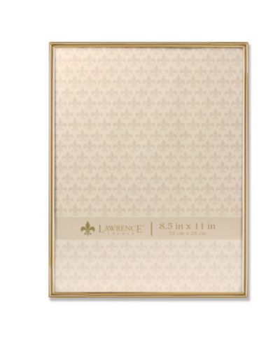 Lawrence Frames Simply Gold Metal Picture Frame - 8.5" x 11"