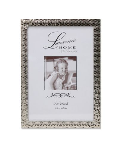 Lawrence Frames серебристая металлическая фоторамка, 5" x 7"