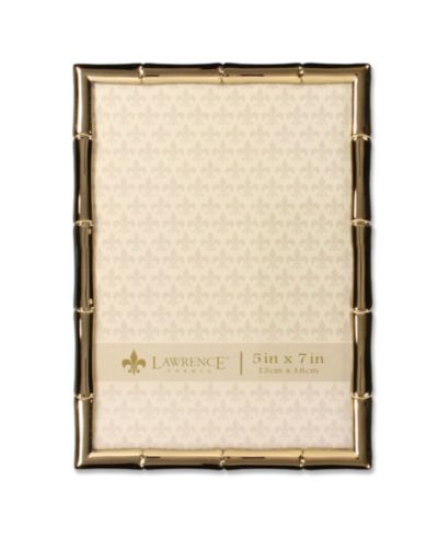 Рамка для фото Lawrence Frames Gold Metal Bamboo Design 5" x 7"