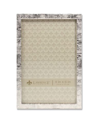 Рамка для фото Lawrence Frames Silver Metal Linen Pattern