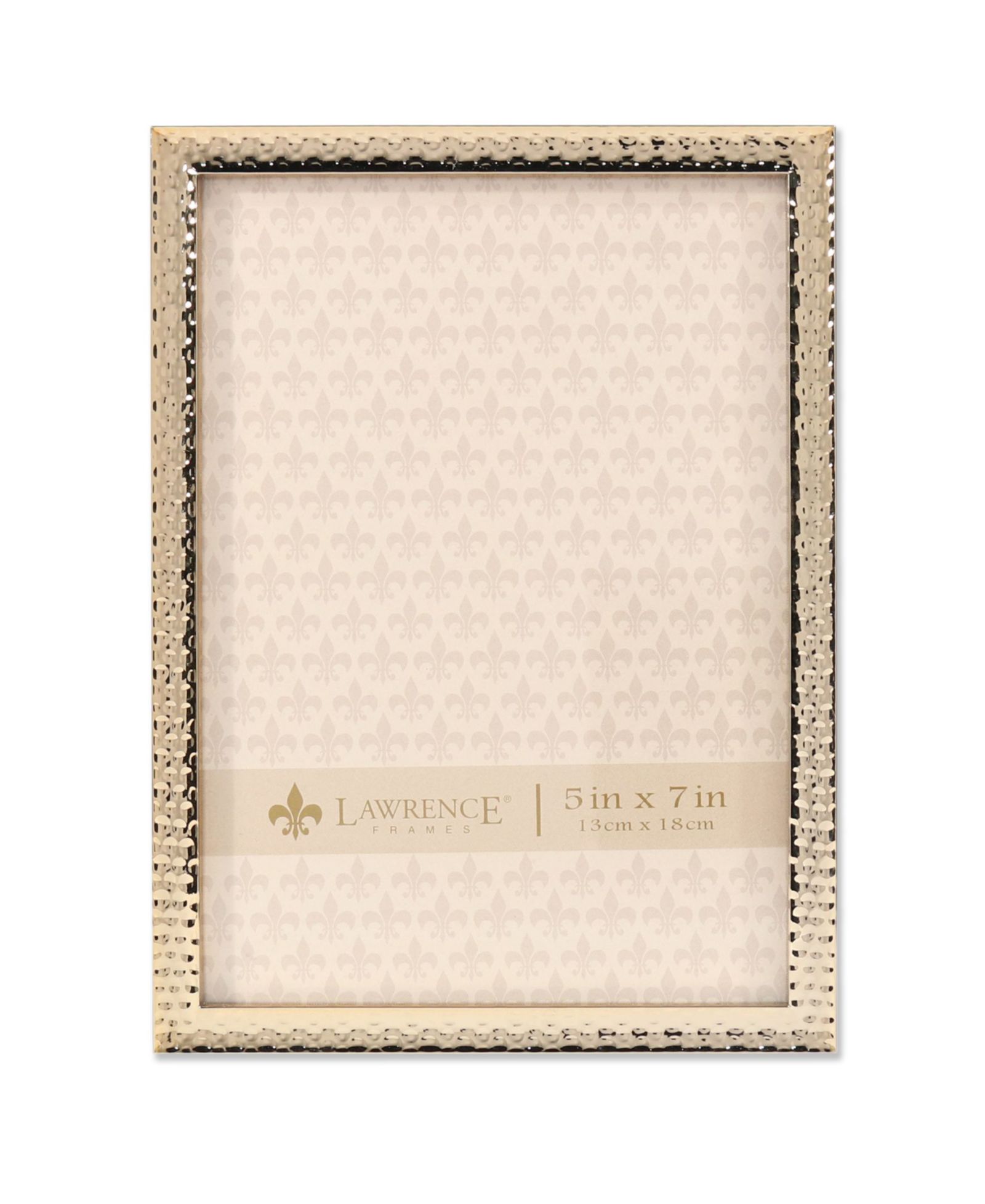 Lawrence Frames Gold Metal Hammer Effect - 5" x 7"