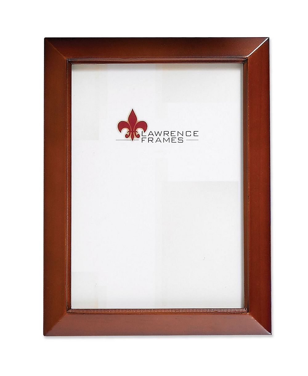 Lawrence Frames Chestnut Wood Picture Frame - Estero Collection - 5" x 7"