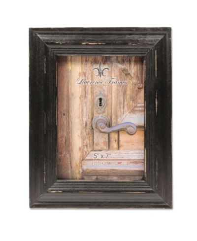 Рамка для фотографий Lawrence Frames Weathered Black Wood 5" x 7"