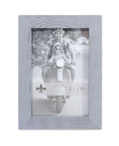 Lawrence Frames Charlotte Weathered Gray Wood Picture Frame - 4" x 6"