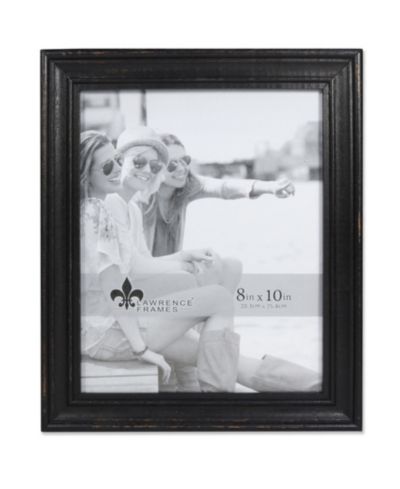 Lawrence Frames Durham Weathered Black Wood Picture Frame - 8" x 10"