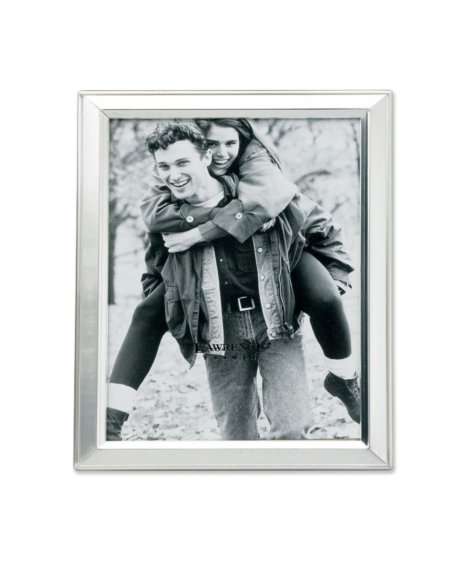 Lawrence Frames серебряная металлическая рамка для фото - 4" x 5"
