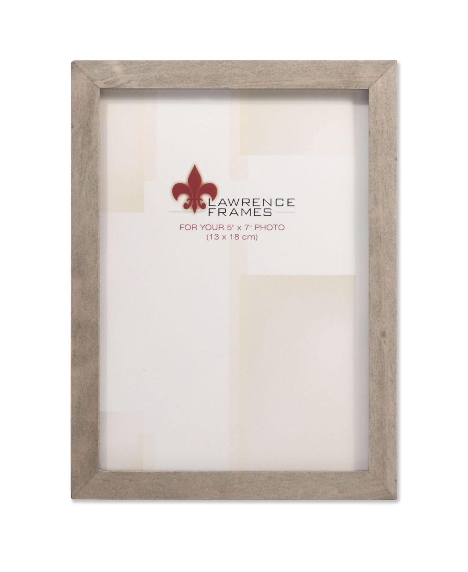 Lawrence Frames Gray Wood Picture Frame - Gallery Collection - 5" x 7"