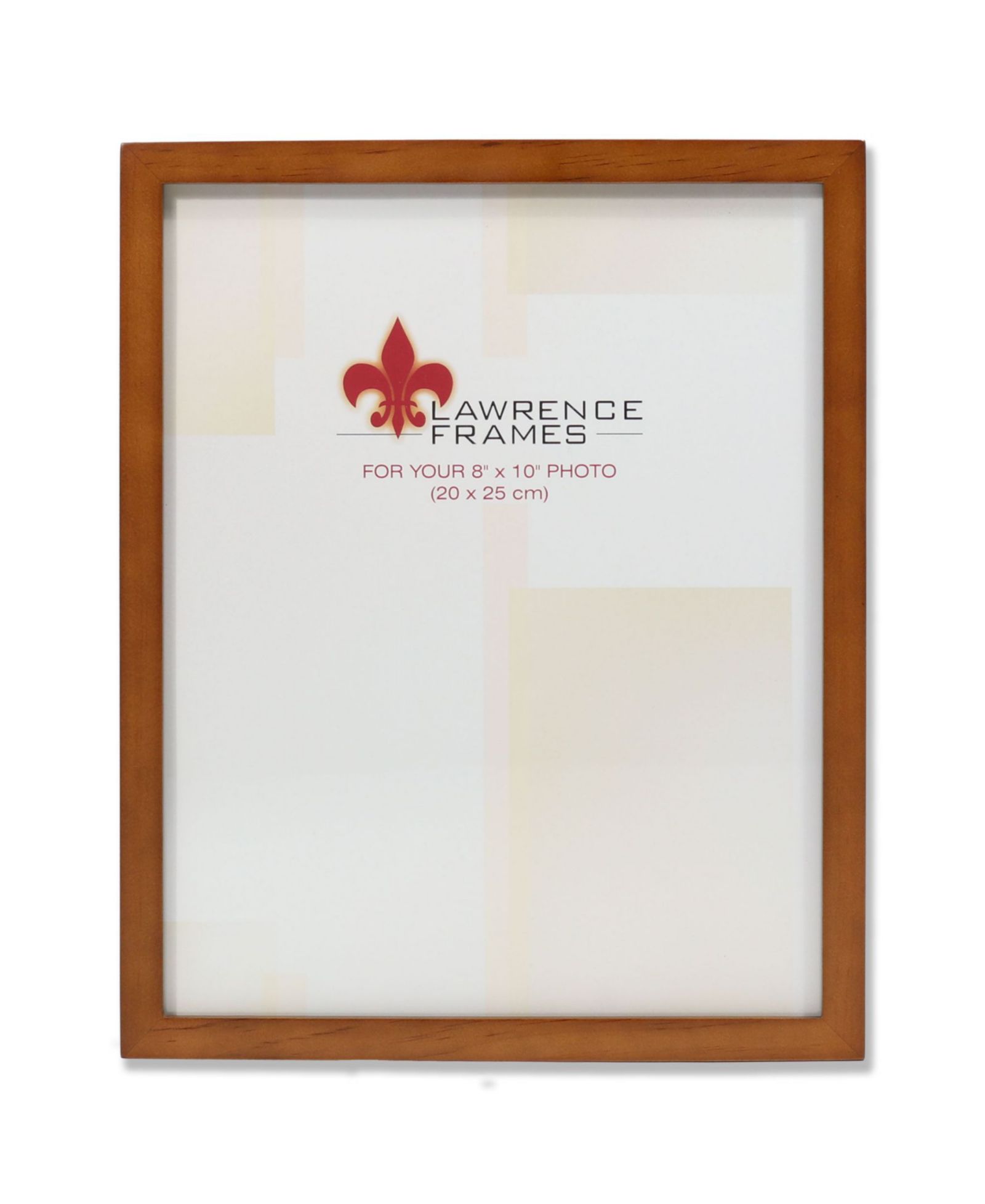 Lawrence Frames 766080 Nutmeg Wood Picture Frame - 8" x 10"