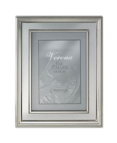 Lawrence Frames металлическая фоторамка с серебряным напылением - Brushed Silver - 8" x 10"
