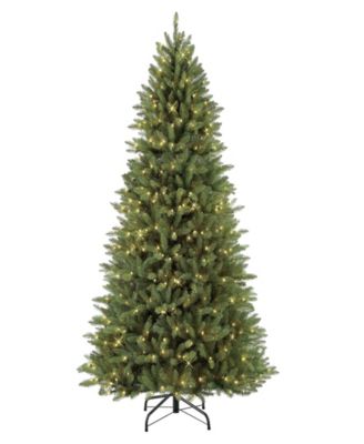 Puleo 7.5FT Pre-Lit Elegant Series Franklin Fir Artificial Christmas Tree