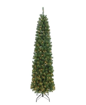 Puleo 7.5FT Pre-Lit Noble Fir Artificial Christmas Tree