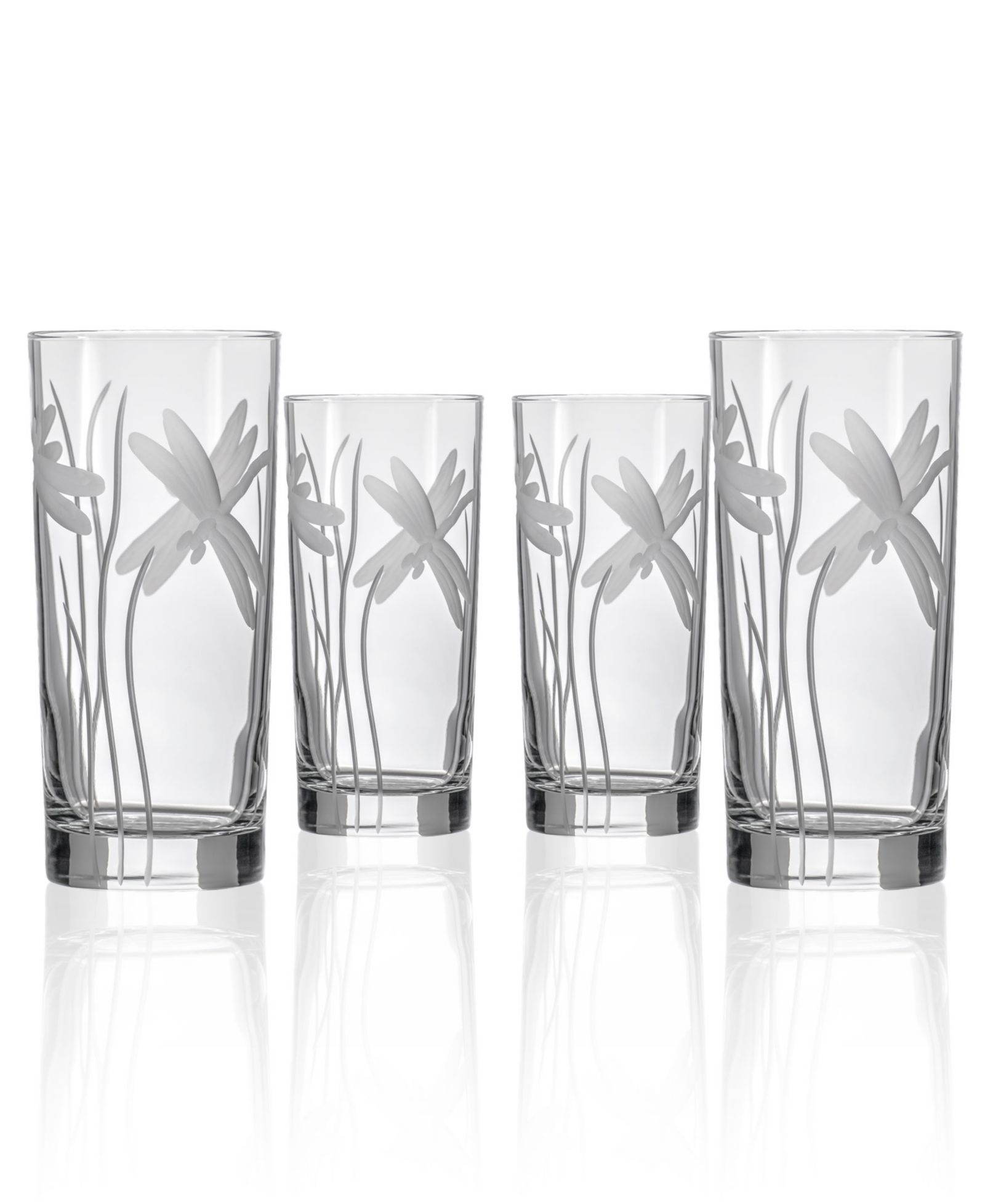 Набор из 4 стаканов Rolf Glass Dragonfly Cooler Highball Glass 15oz
