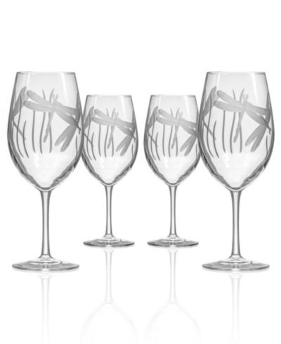 Rolf Glass Dragonfly All Purpose Wine Glass 18oz - Set of 4 Glasses