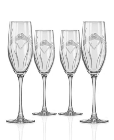 Набор бокалов Rolf Glass Dragonfly Champagne, 8oz, 4 шт