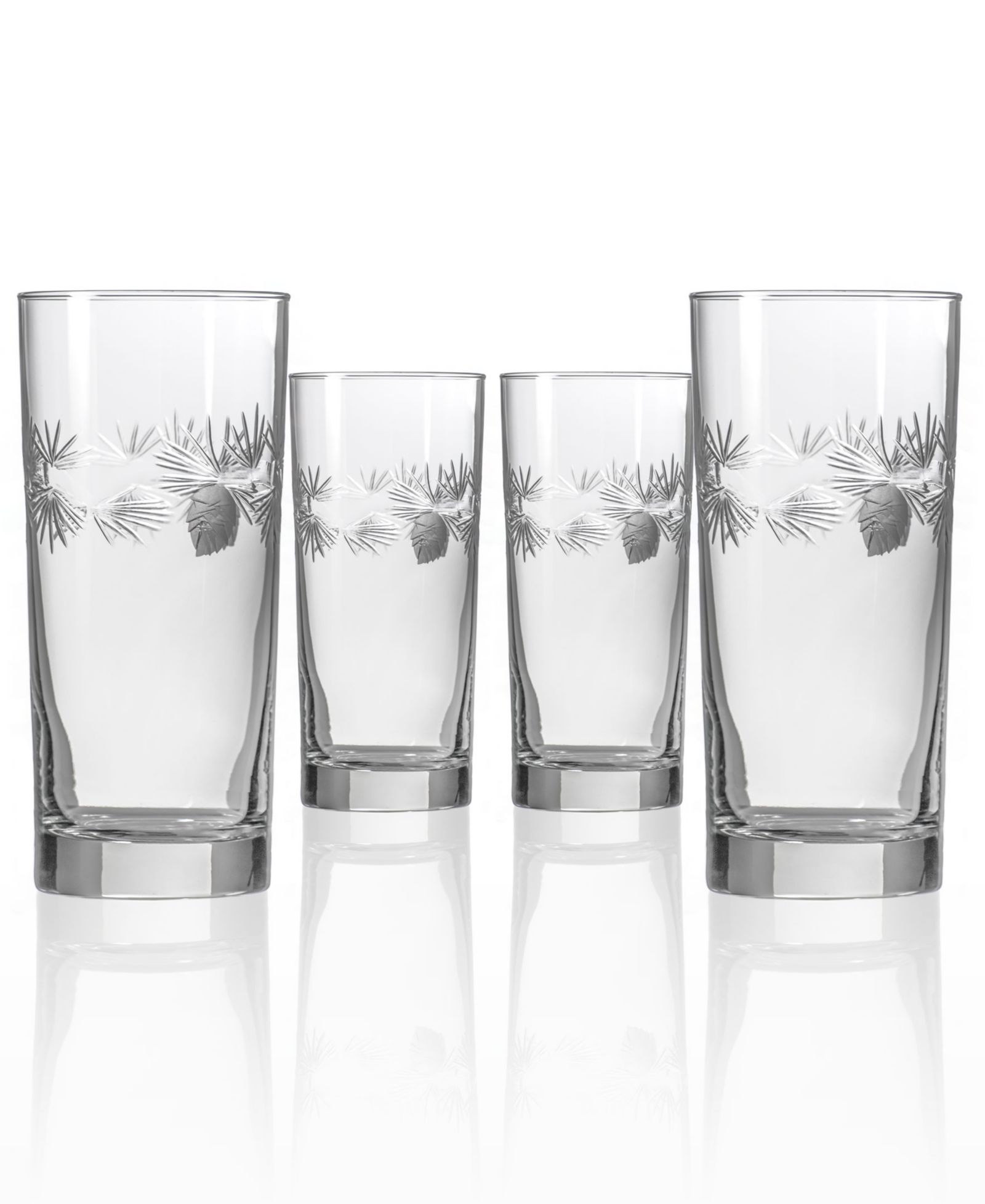 Стакан для коктейлей Rolf Glass Icy Pine 15oz - набор из 4 штук