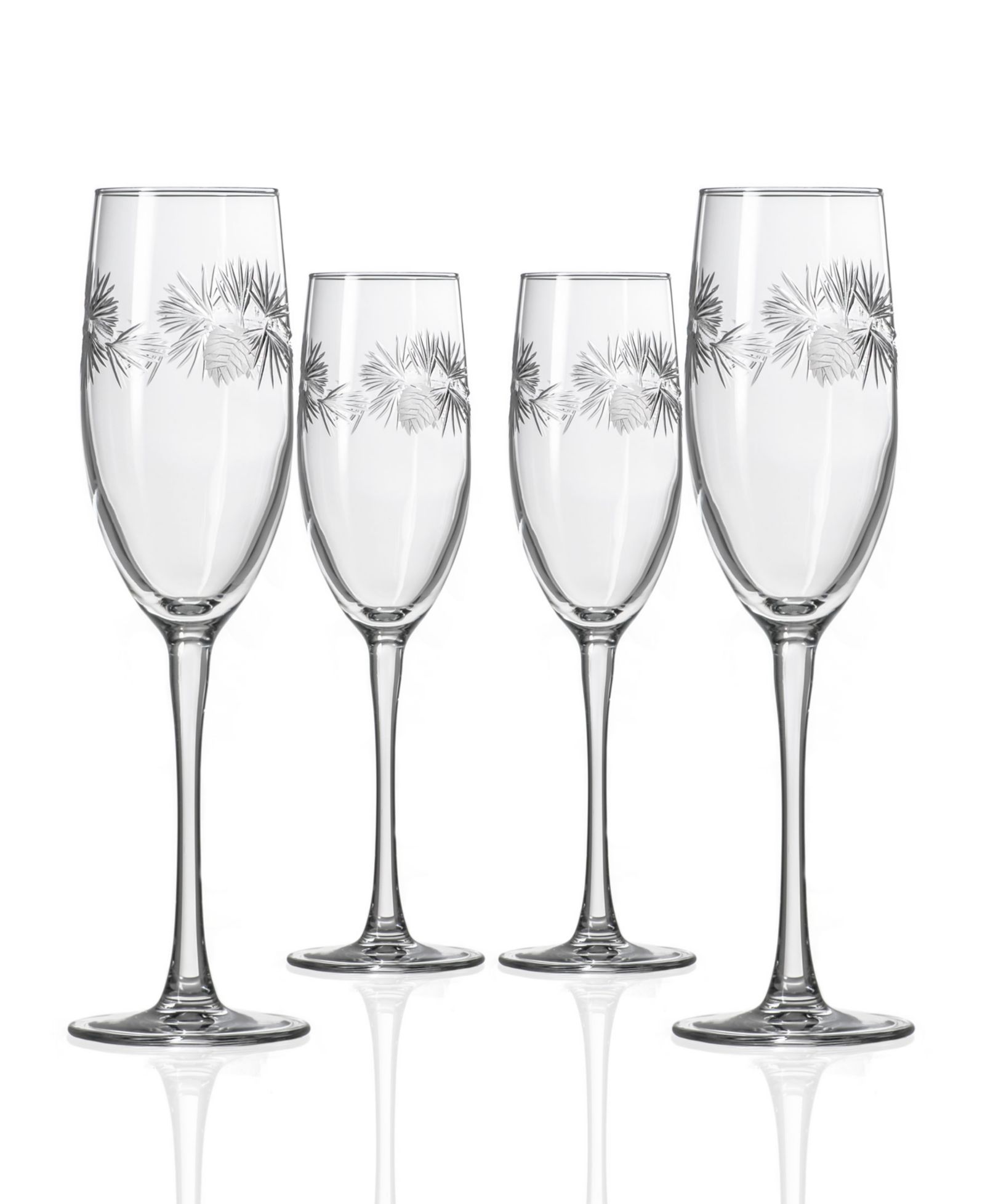 Набор бокалов Rolf Glass Icy Pine Champagne, 8oz, 4 шт