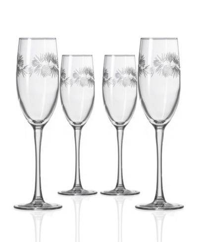Набор бокалов Rolf Glass Icy Pine Champagne, 8oz, 4 шт