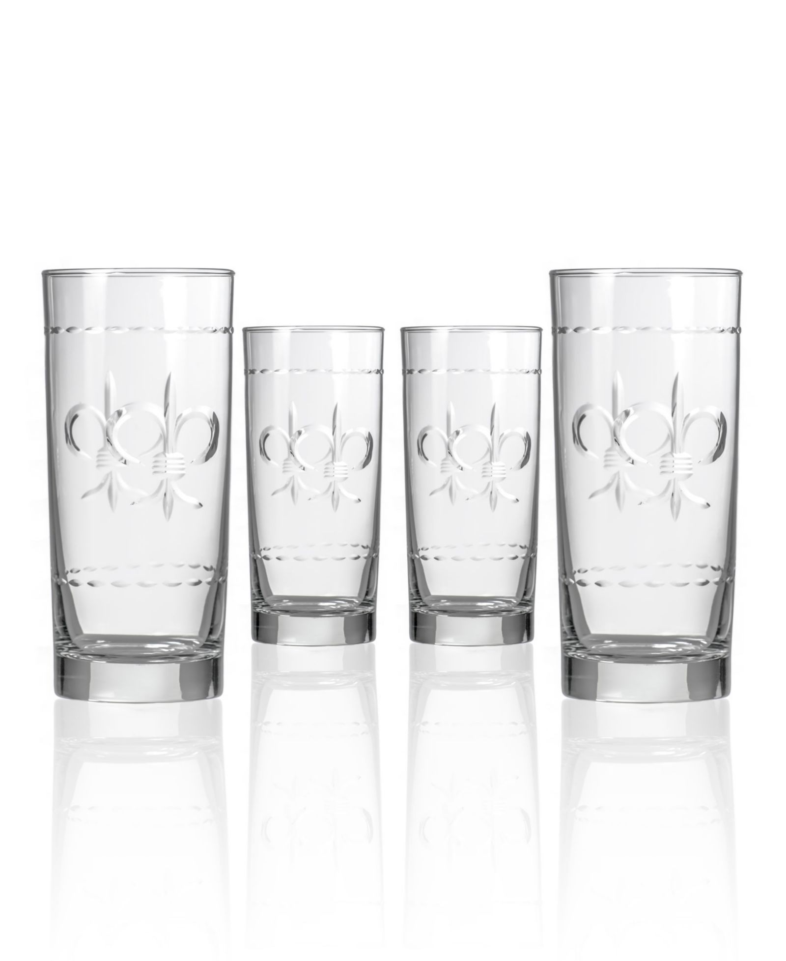 Набор бокалов Rolf Glass Fleur De Lis 15oz - 4 шт.