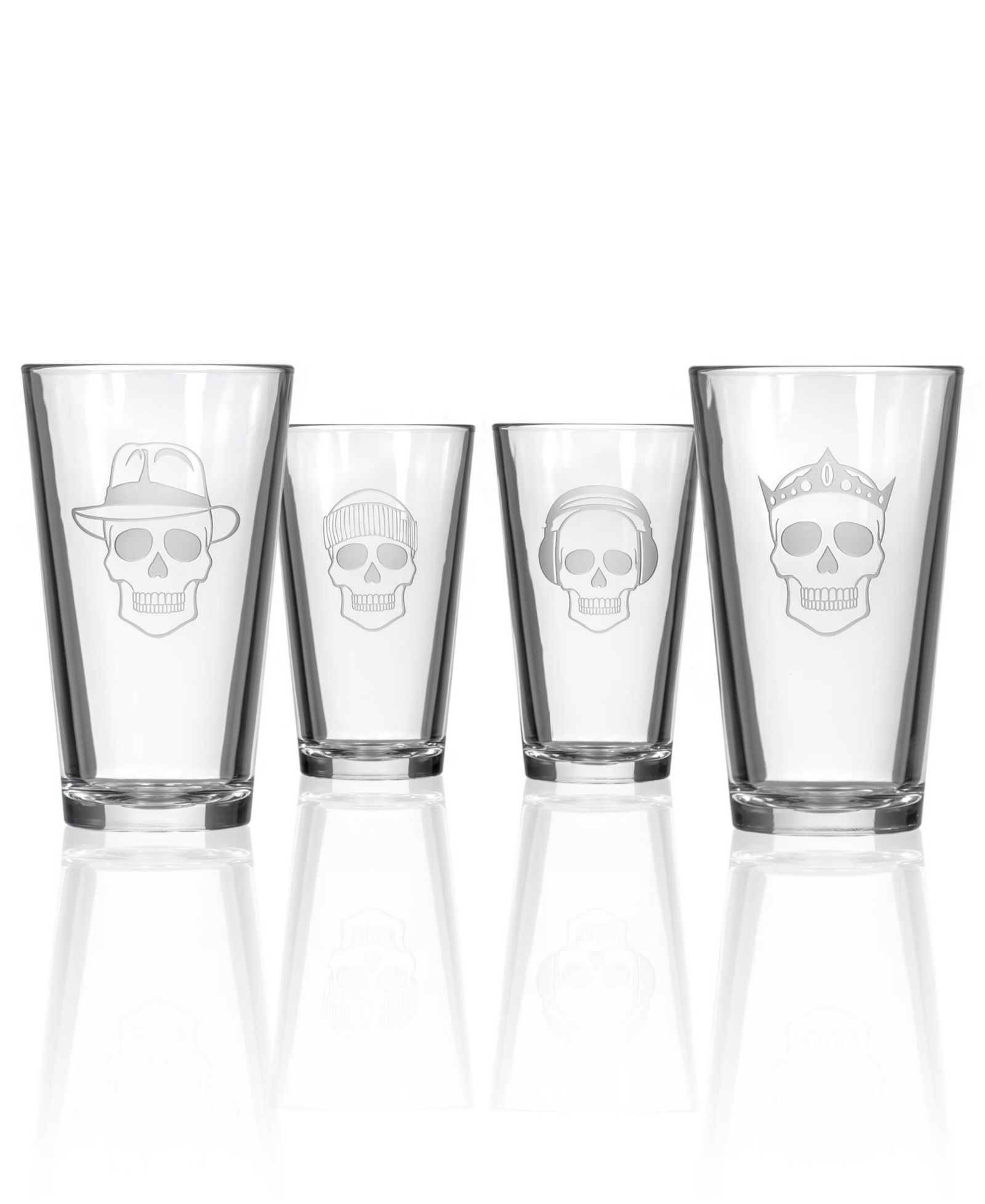 Пивные бокалы Rolf Glass Numbskulls Beer Pint Glass 16oz - Set of 4