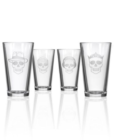 Пивные бокалы Rolf Glass Numbskulls Beer Pint Glass 16oz - Set of 4