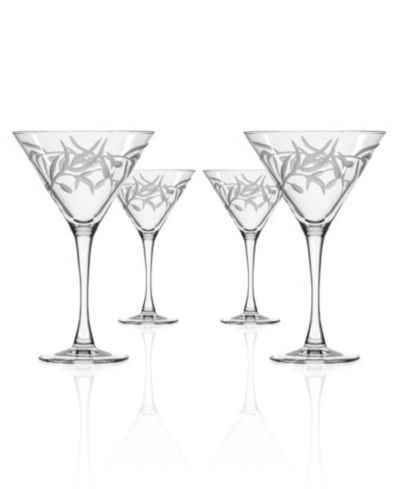 Rolf Glass Olive Martini Glass 10oz - Set of 4 Glasses