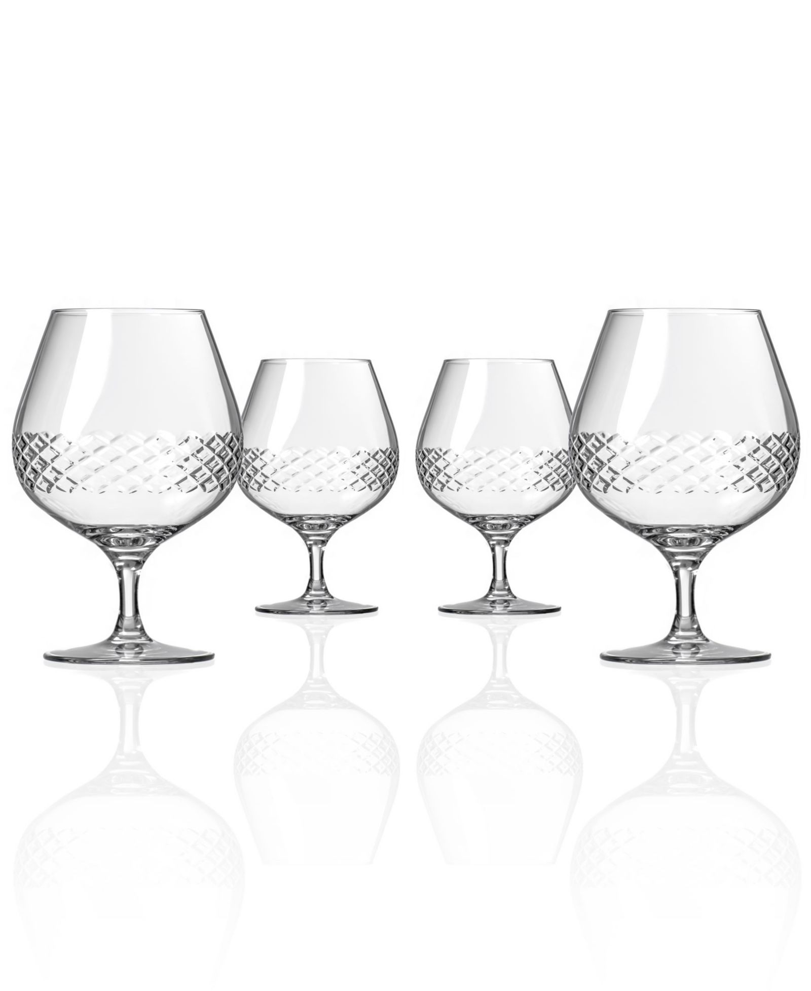 Набор из 4 бокалов для бренди Rolf Glass Diamond Glass 22.5oz