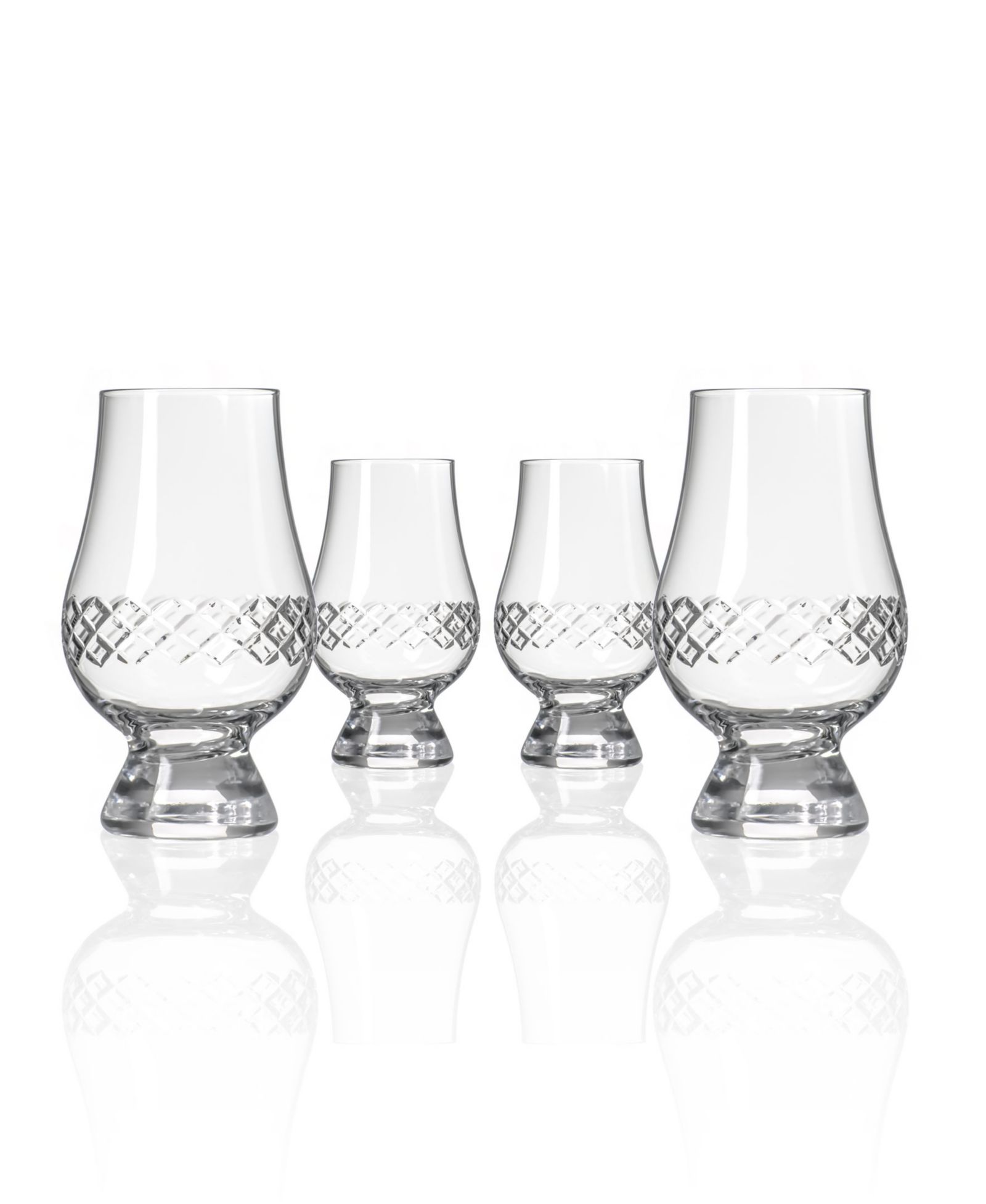 Стаканы для виски Rolf Glass Diamond Scotch Glencairn, 6.75oz, набор из 4 шт.