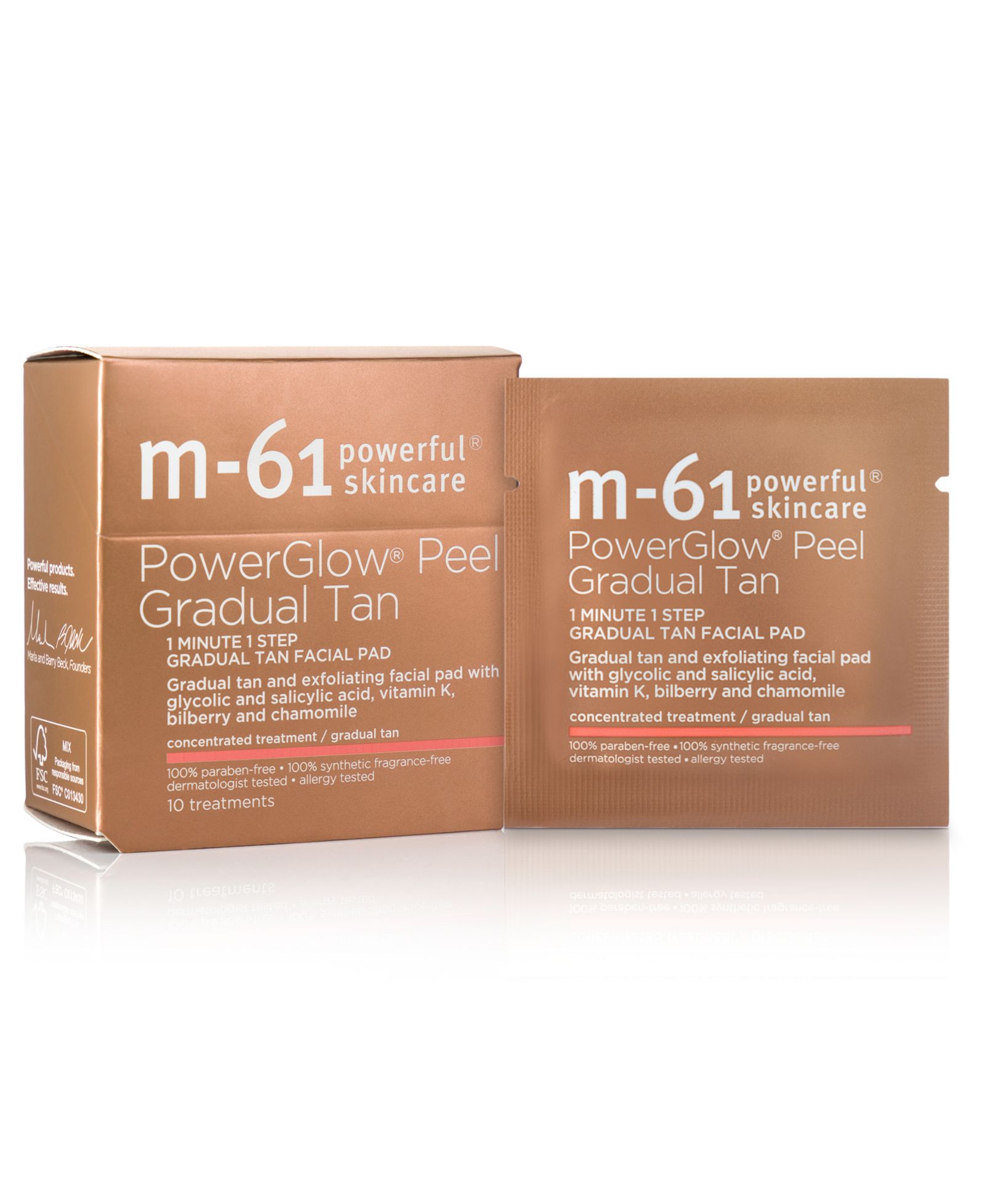 m-61 by Bluemercury PowerGlow Peel, 10-Pk.