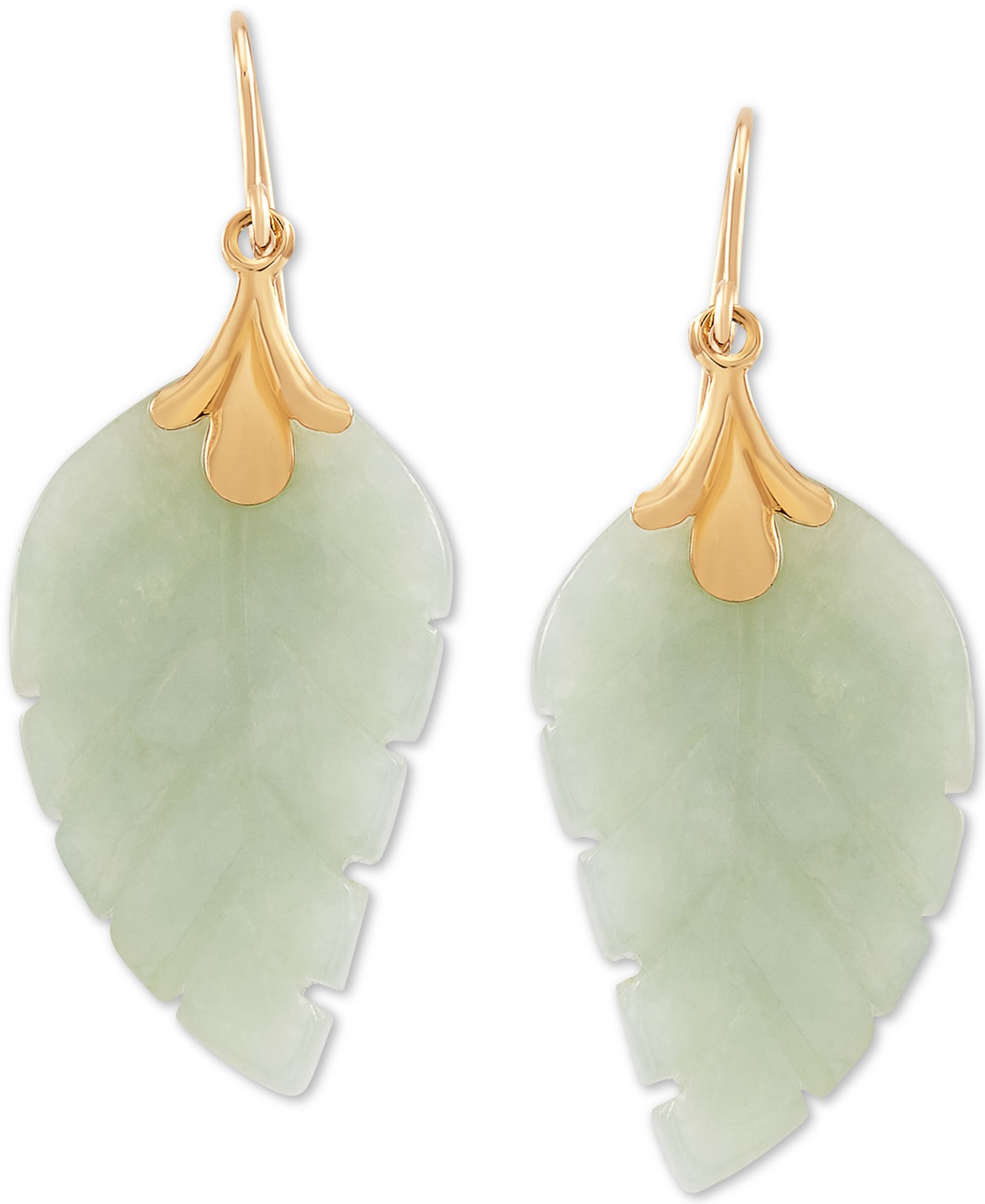 Серьги Leaf 10k Gold