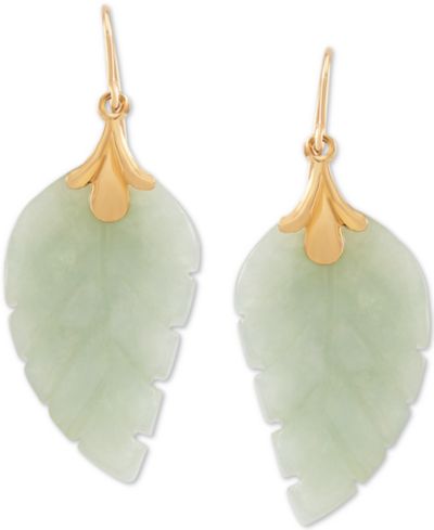 Серьги Leaf 10k Gold