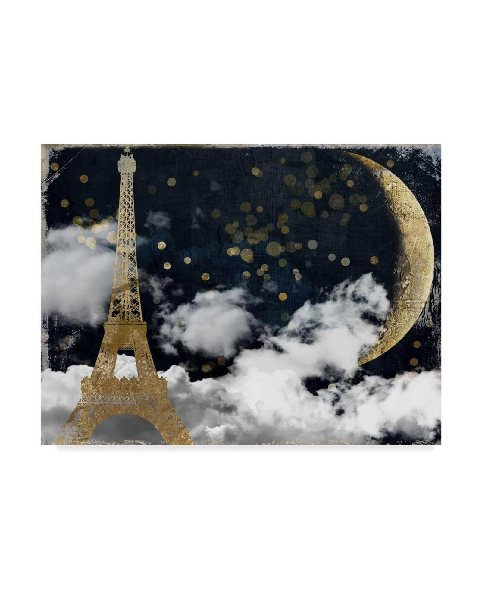 Холст Color Bakery 'Cloud Cities Paris' - 32" x 24" x 2"